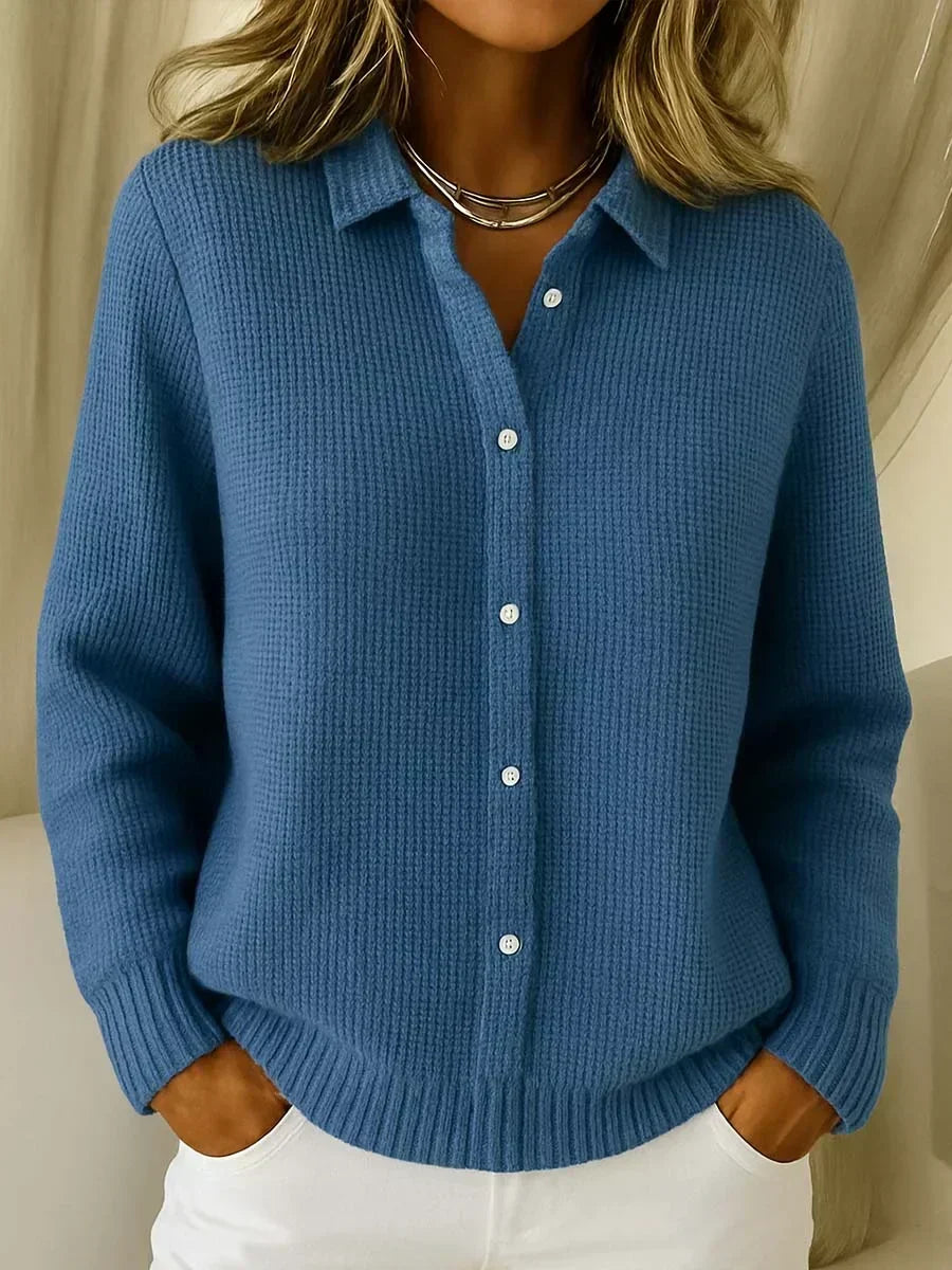 Katrina | Structured Sweater with Buttons