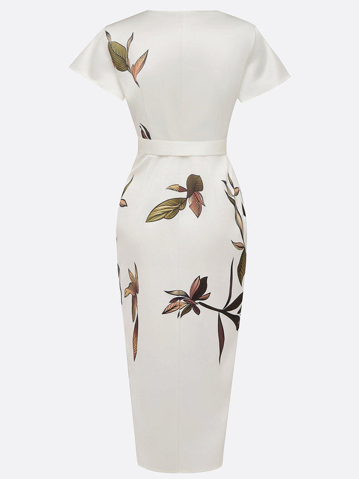 Aura | Botanical Satin Robe