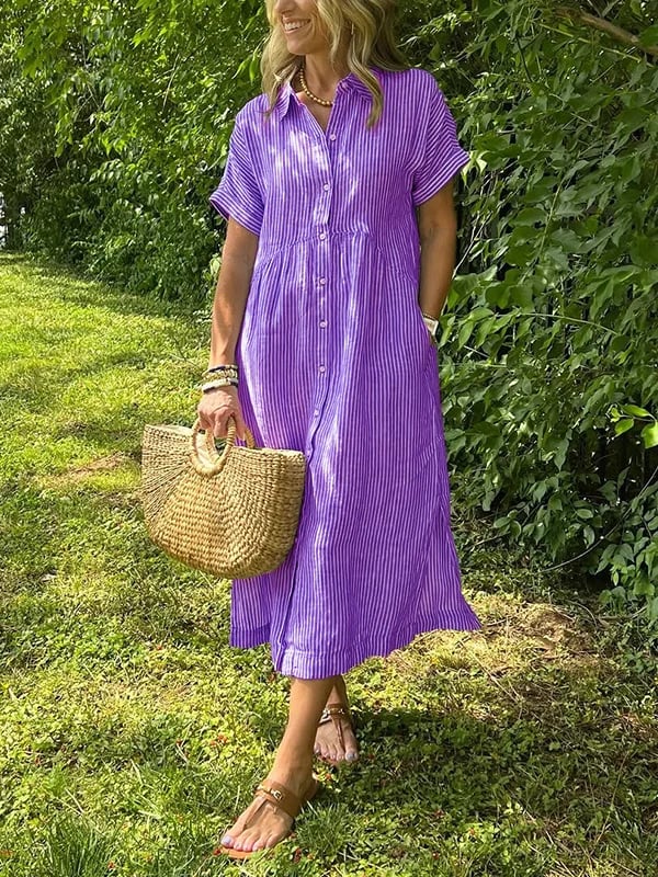 Taís - Chic Button-Up Dress