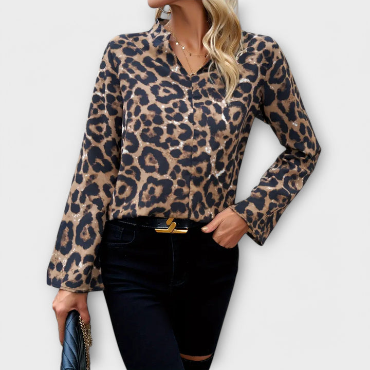 Catarina - Leopard Print Everyday T-Shirt