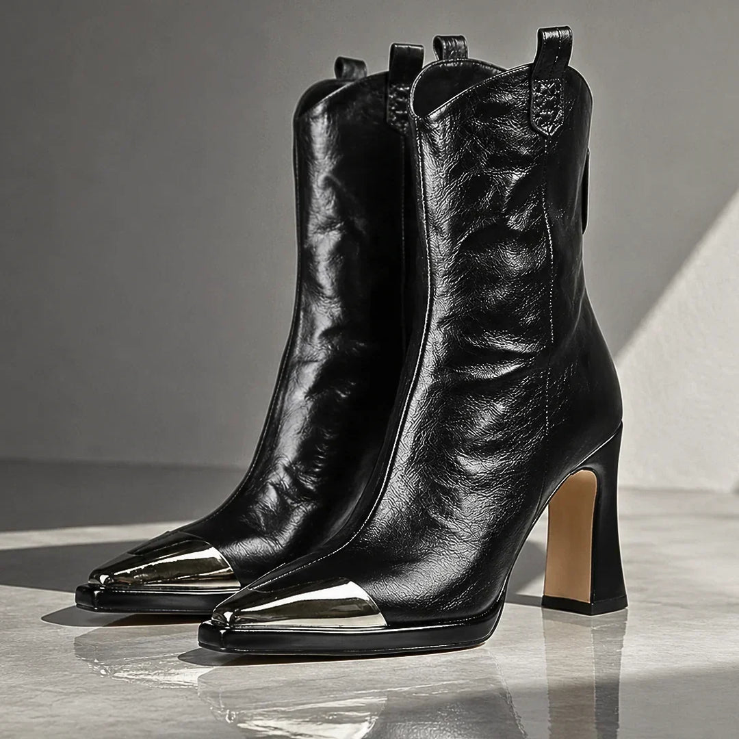 Ambré | Western Boots with Metal Toe