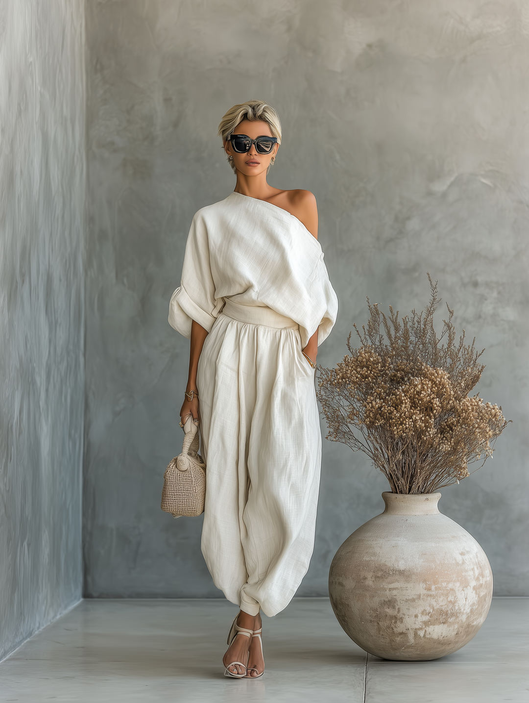 Lisa | Soft Off-Shoulder Top and Leggings Set