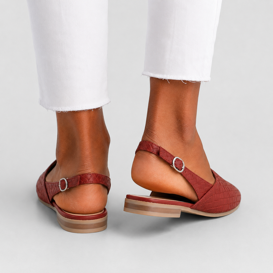 Open-Back Knitted Moccasins
