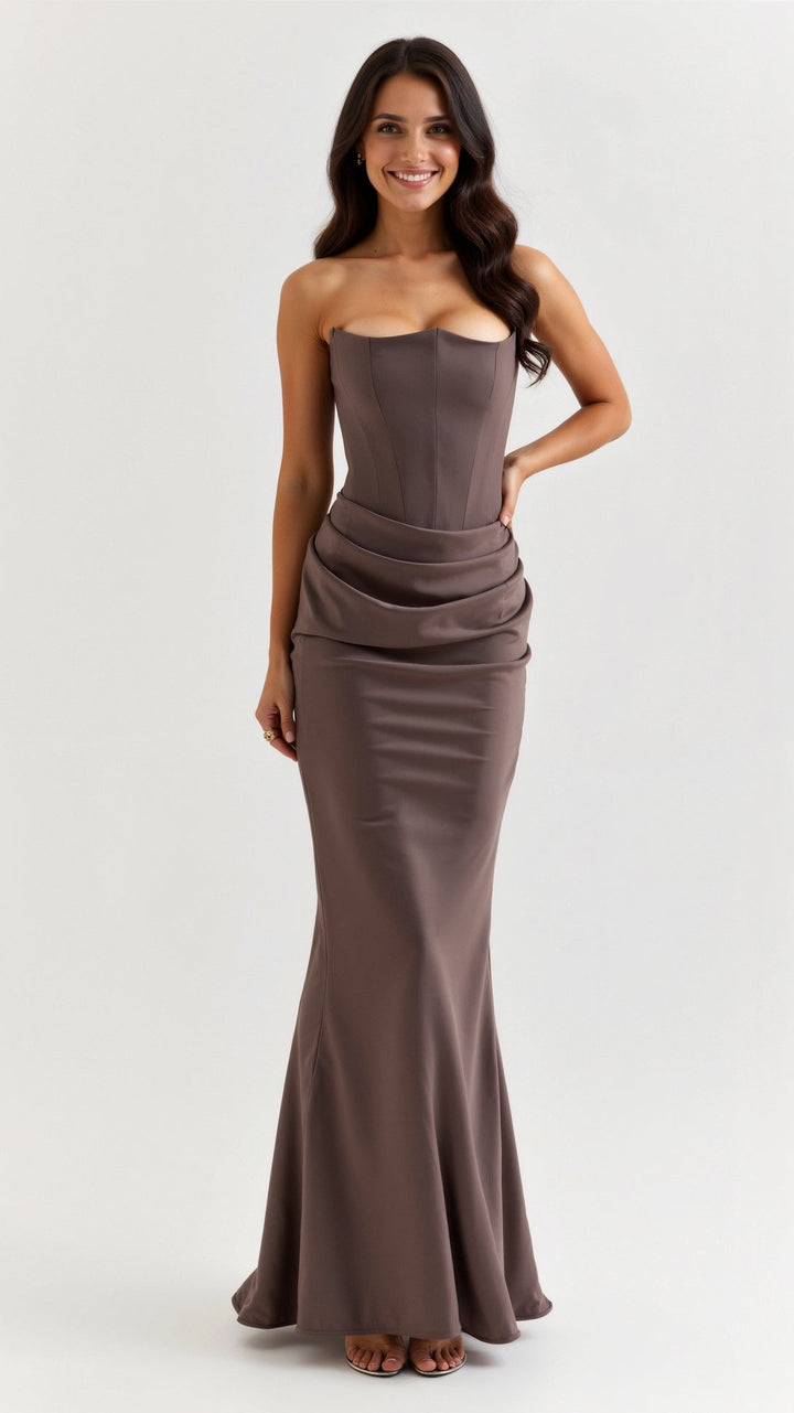 Esmeralda - Long Dress with Corset