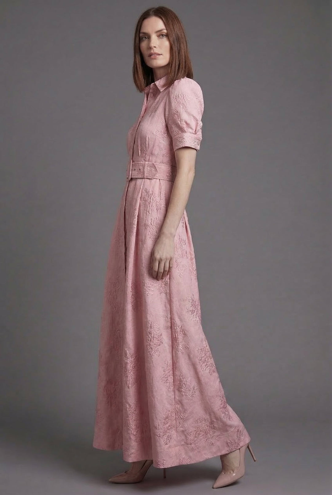 Irena | Burgundy Romantic Long Dress