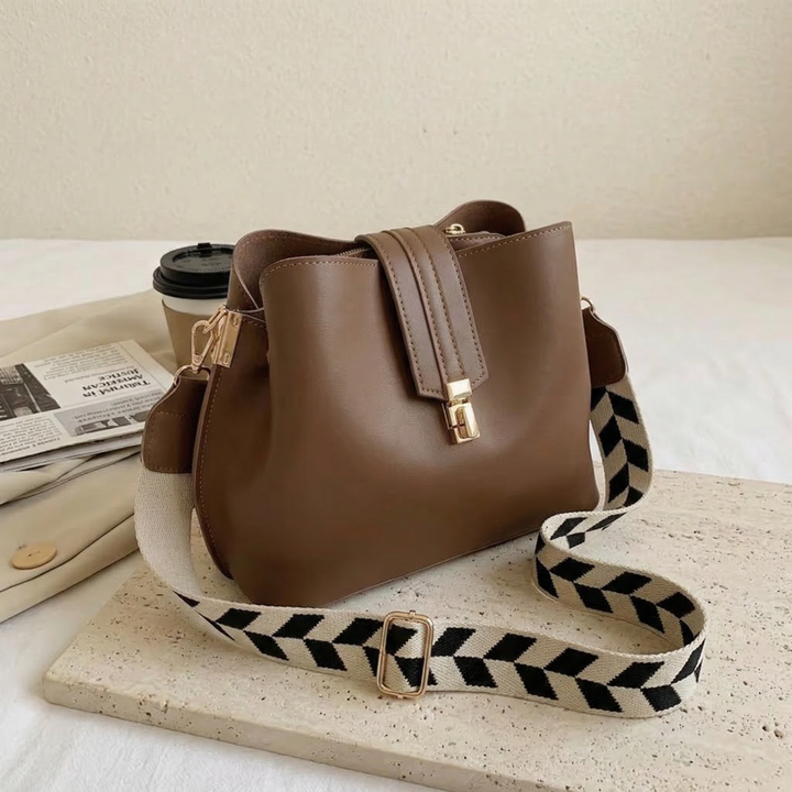 Siena | Structured Bag with Contrasting Handle