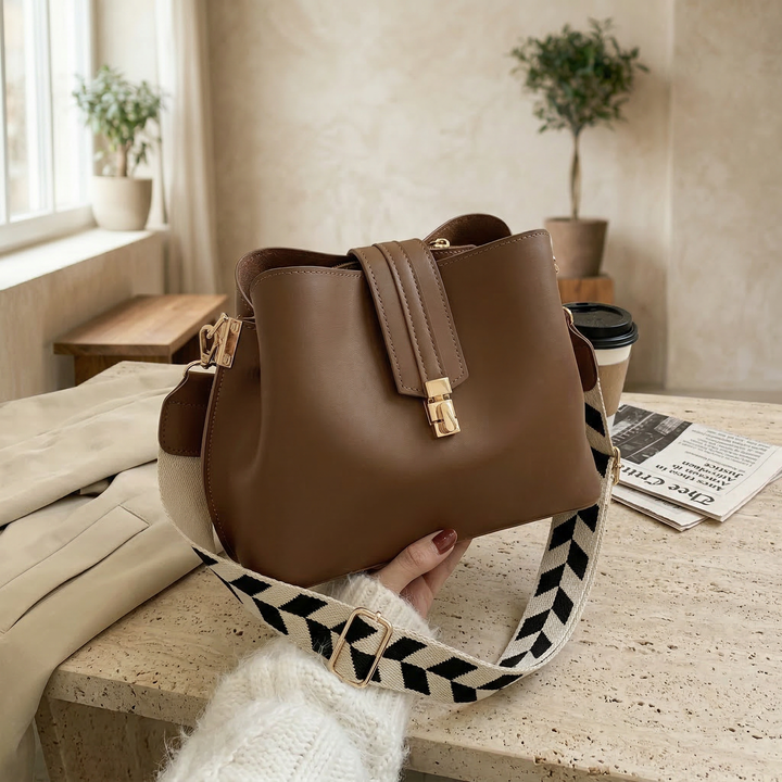 Siena | Structured Bag with Contrasting Handle