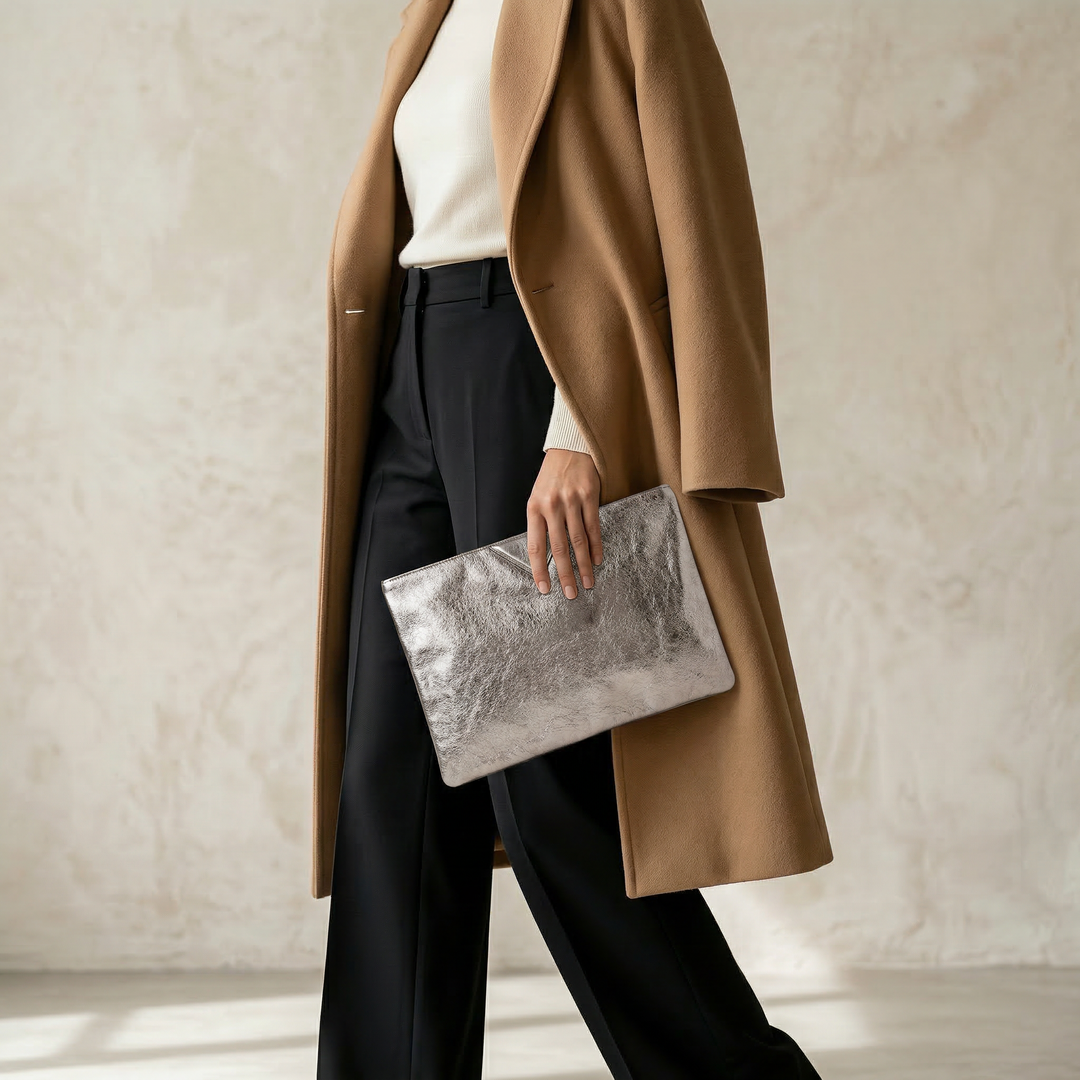 Naevia | Metallic Classic Bag