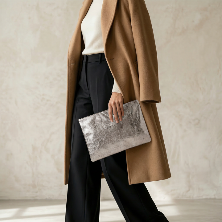 Naevia | Metallic Classic Bag