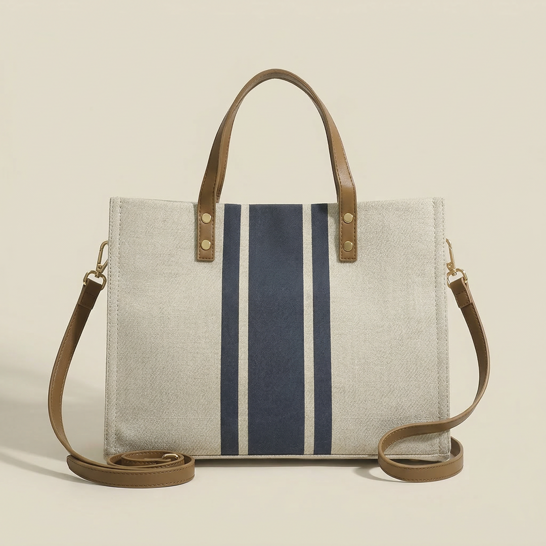 Riviera | Striped Shopper Bag