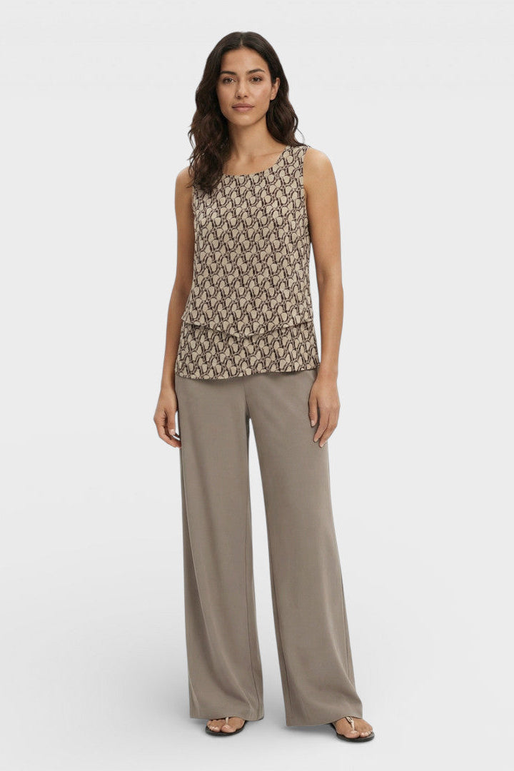 Svetozára | Loose-Fit Top and Wide-Leg Trousers Set