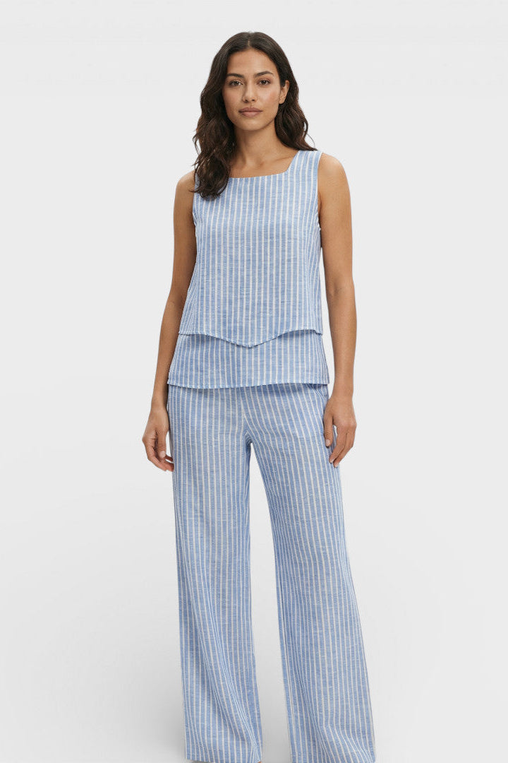 Svetozára | Loose-Fit Top and Wide-Leg Trousers Set
