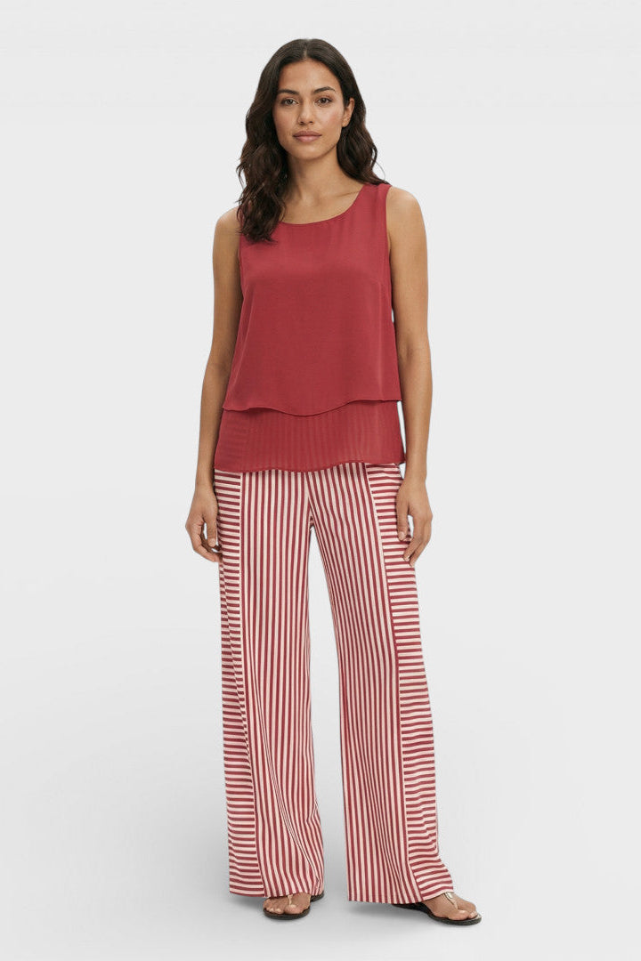 Svetozára | Loose-Fit Top and Wide-Leg Trousers Set