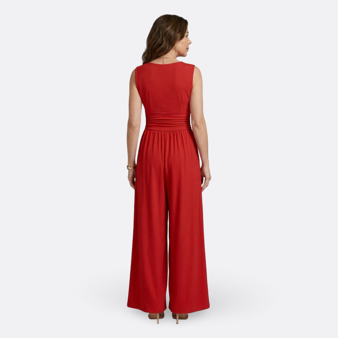 Leonor - Elegant Sleeveless Jumpsuit with Wide Legs