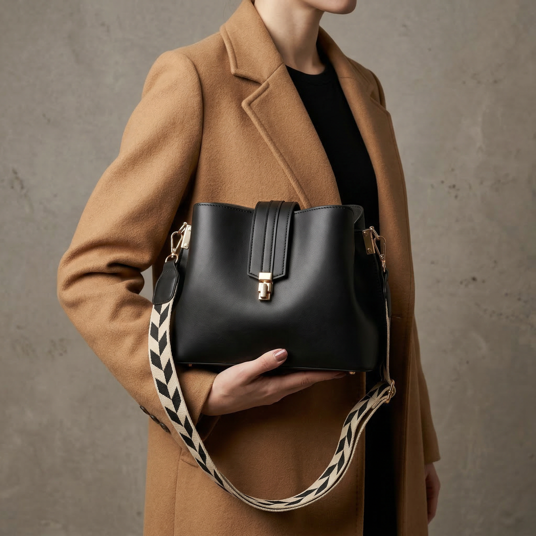 Siena | Structured Bag with Contrasting Handle