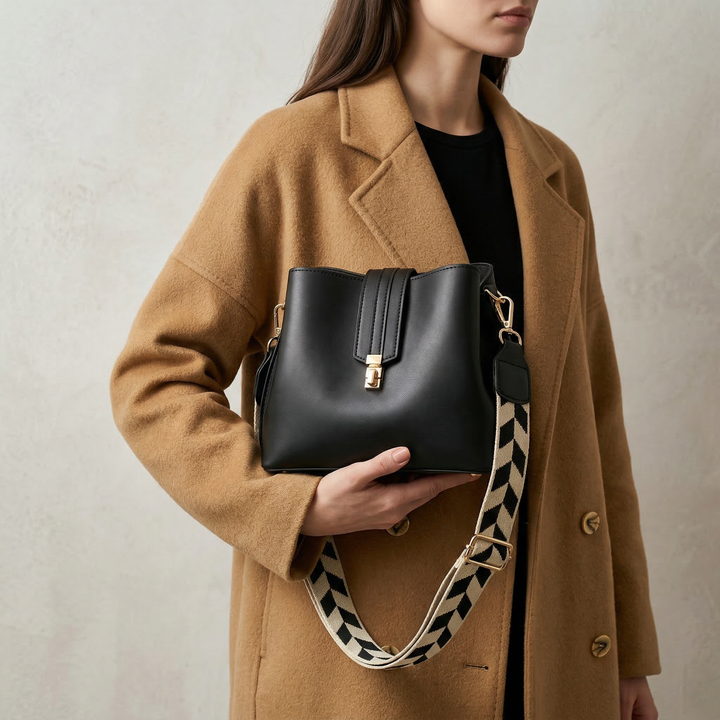 Siena | Structured Bag with Contrasting Handle