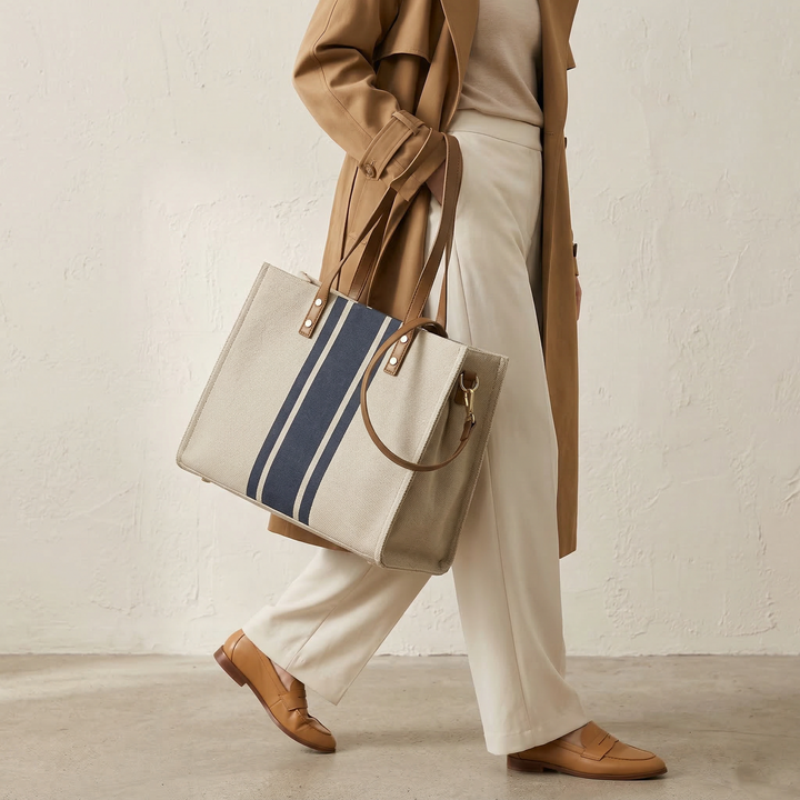 Riviera | Striped Shopper Bag