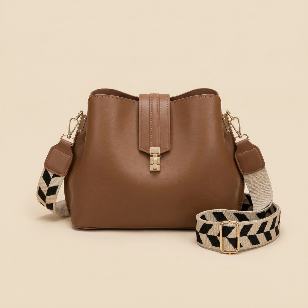 Siena | Structured Bag with Contrasting Handle
