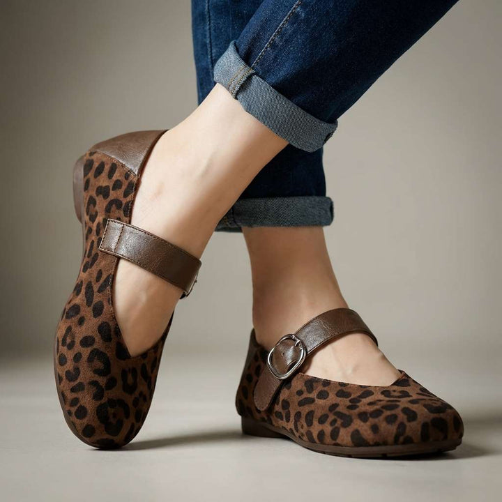 Vedana Mary Jane Flat Shoes