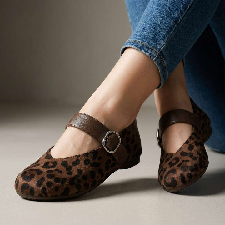 Vedana Mary Jane Flat Shoes