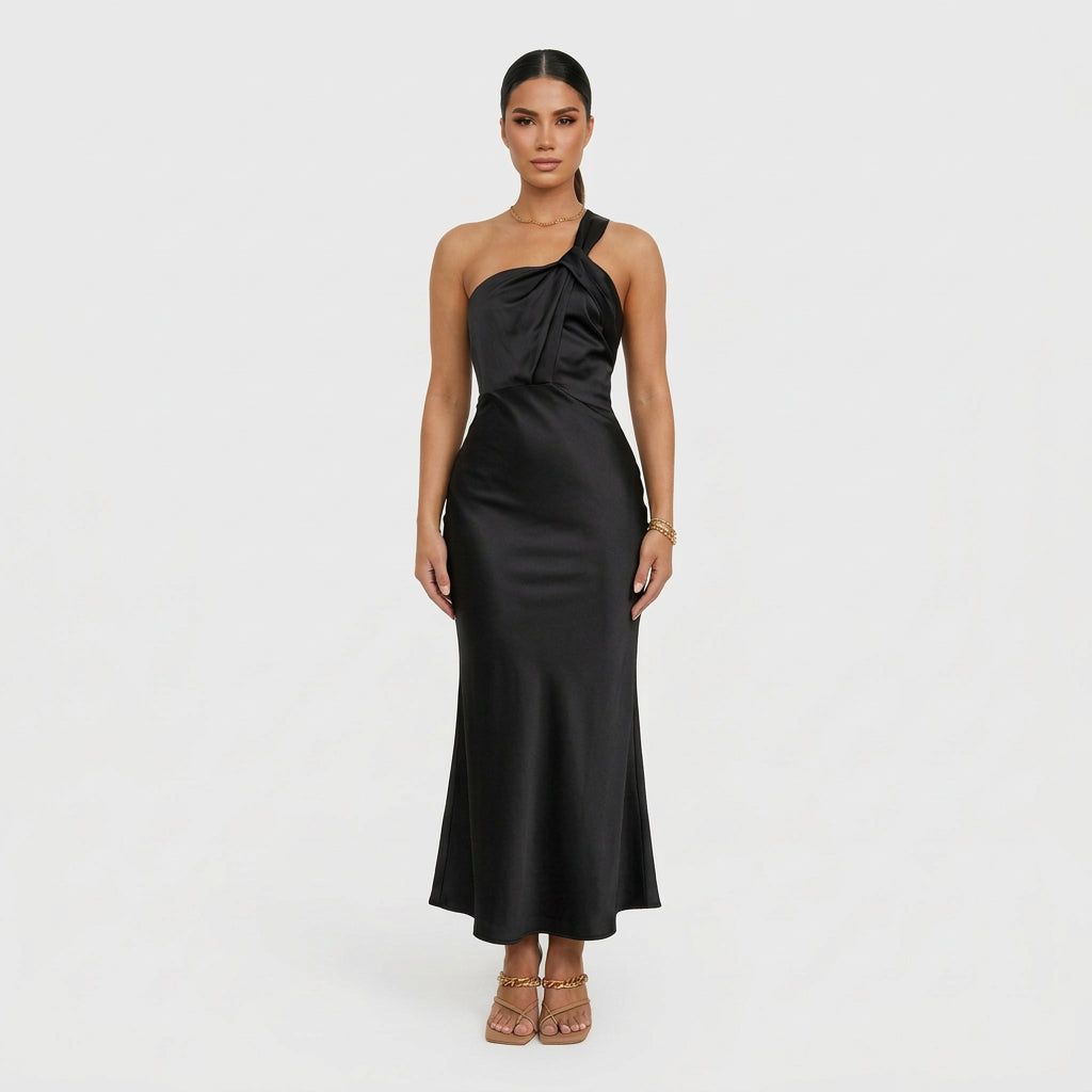 Sophia - Shiny Maxi Dress