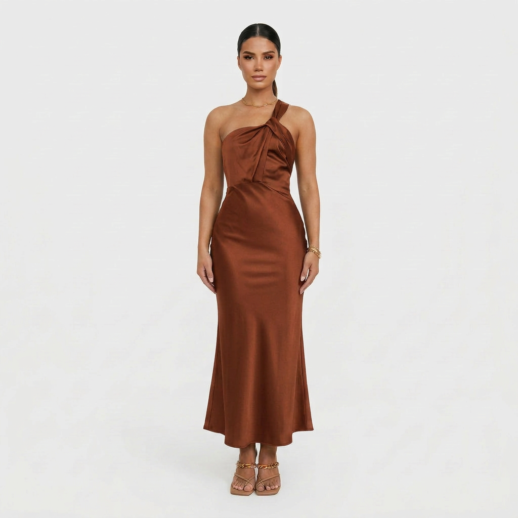 Sophia - Shiny Maxi Dress