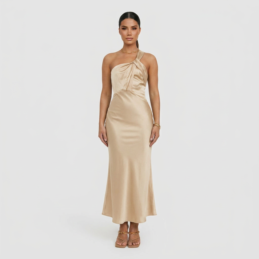 Sophia - Shiny Maxi Dress