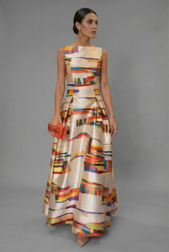 Gretána | Radiant Sleeveless Maxi Dress