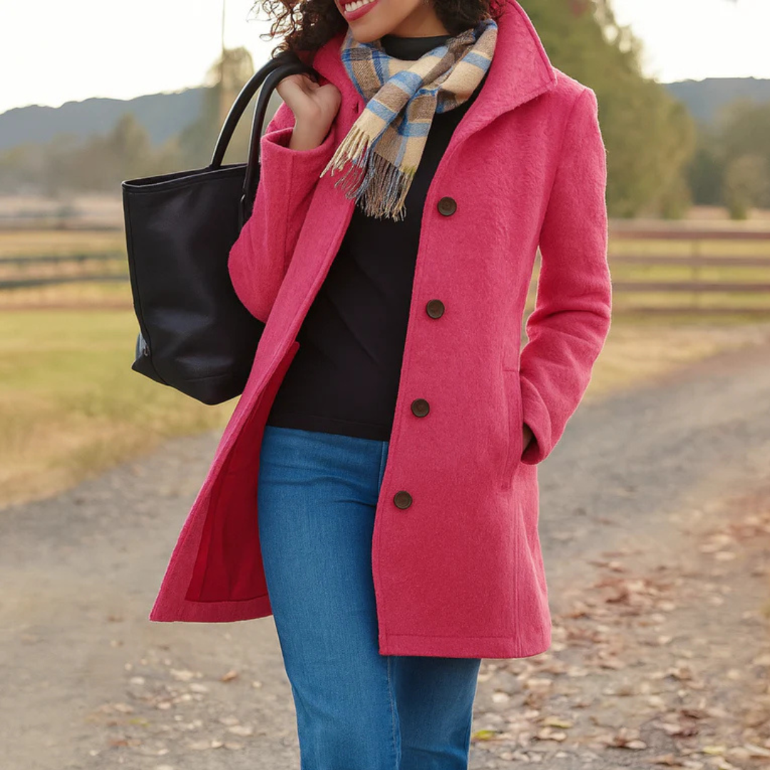 Timeless Button-Up Winter Coat