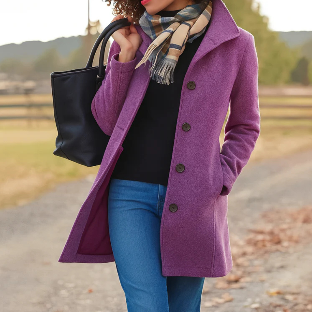 Timeless Button-Up Winter Coat