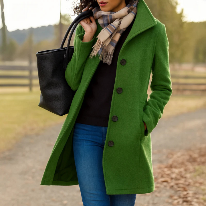 Timeless Button-Up Winter Coat