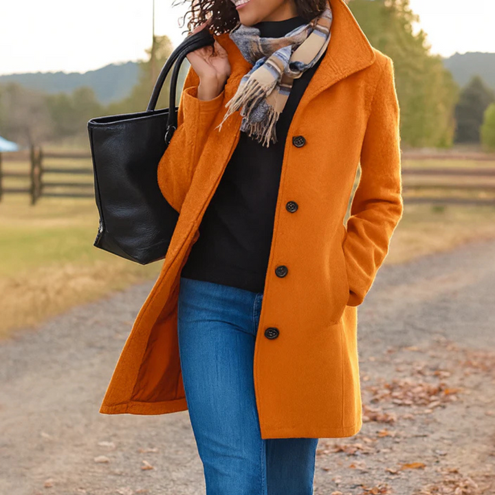 Timeless Button-Up Winter Coat