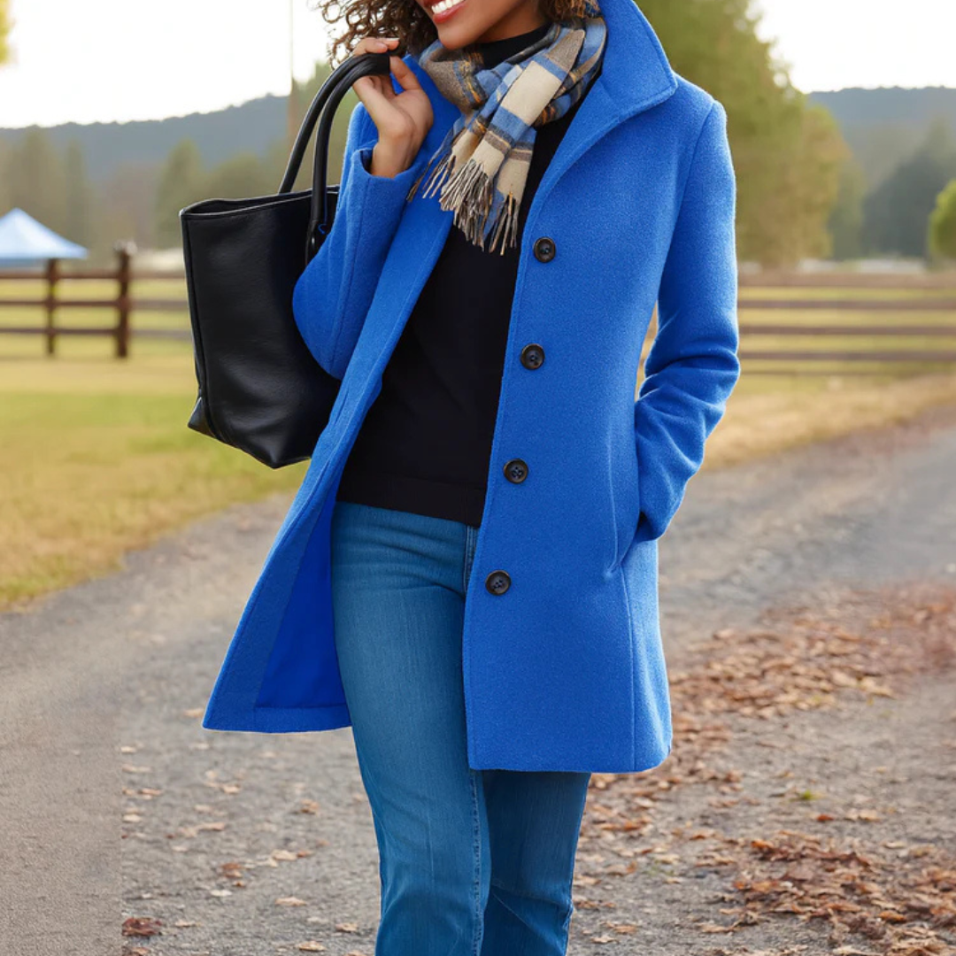 Timeless Button-Up Winter Coat