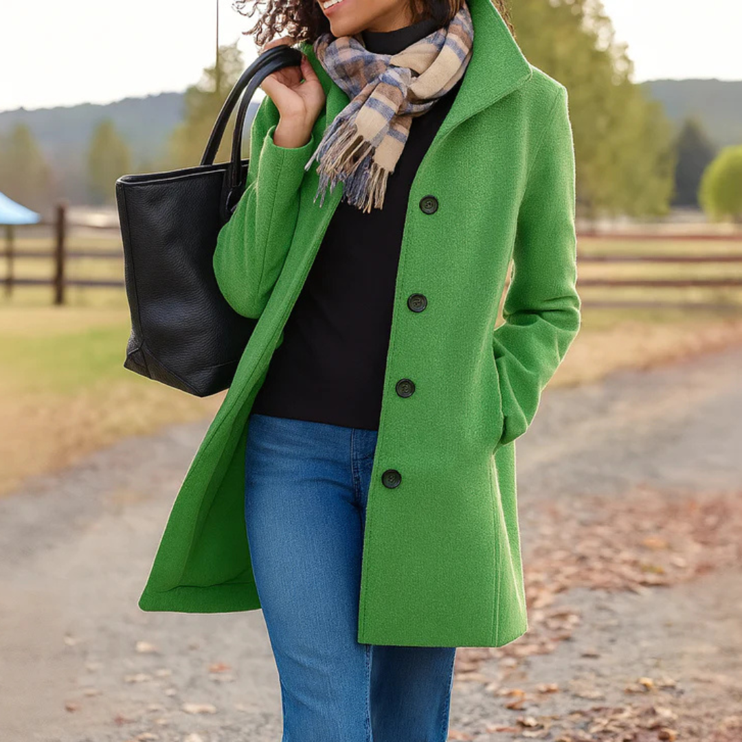 Timeless Button-Up Winter Coat