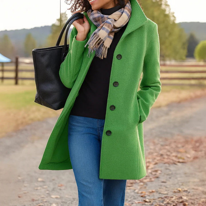 Timeless Button-Up Winter Coat