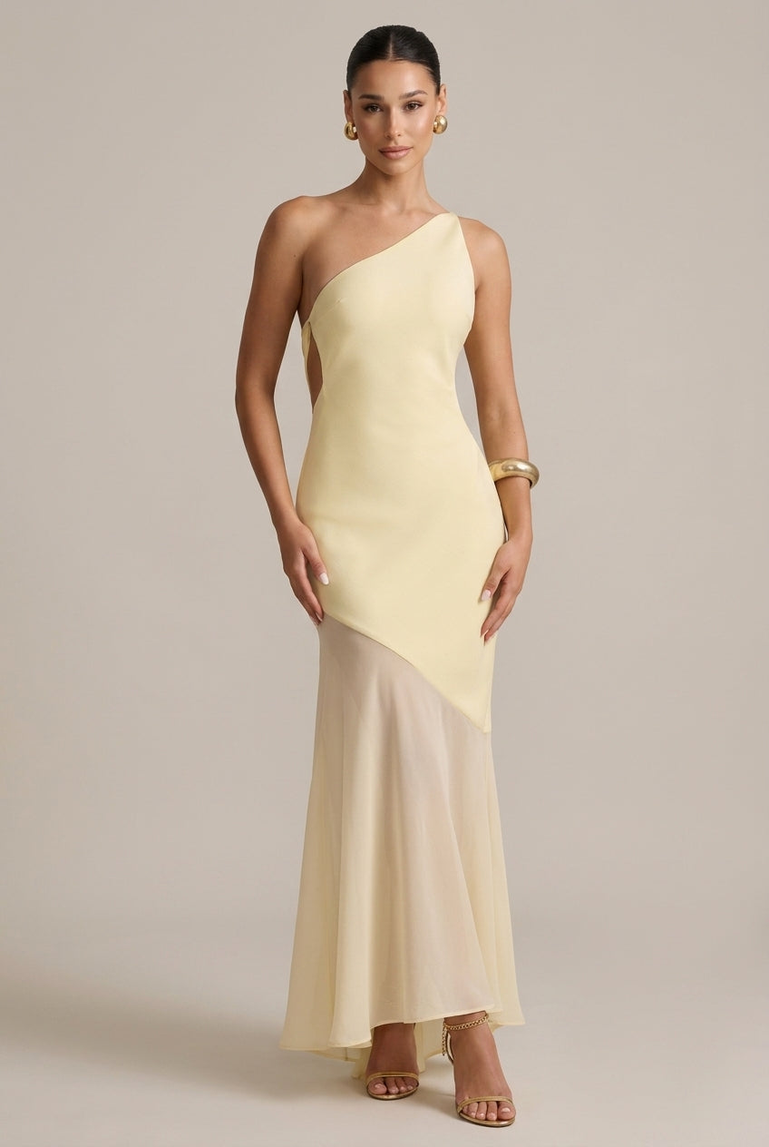 Bohdanka | One-Shoulder Maxi Dress with Open Back