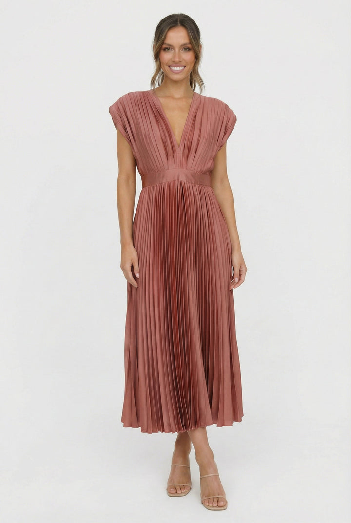 Marika | Stylish Patterned Maxi Dress