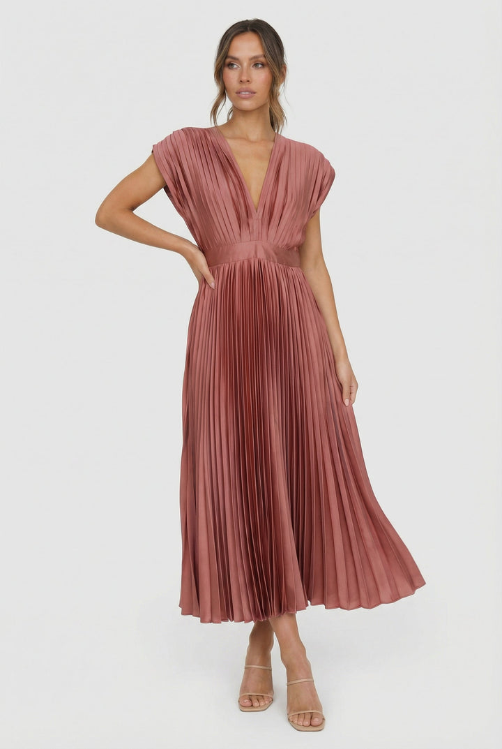 Marika | Stylish Patterned Maxi Dress