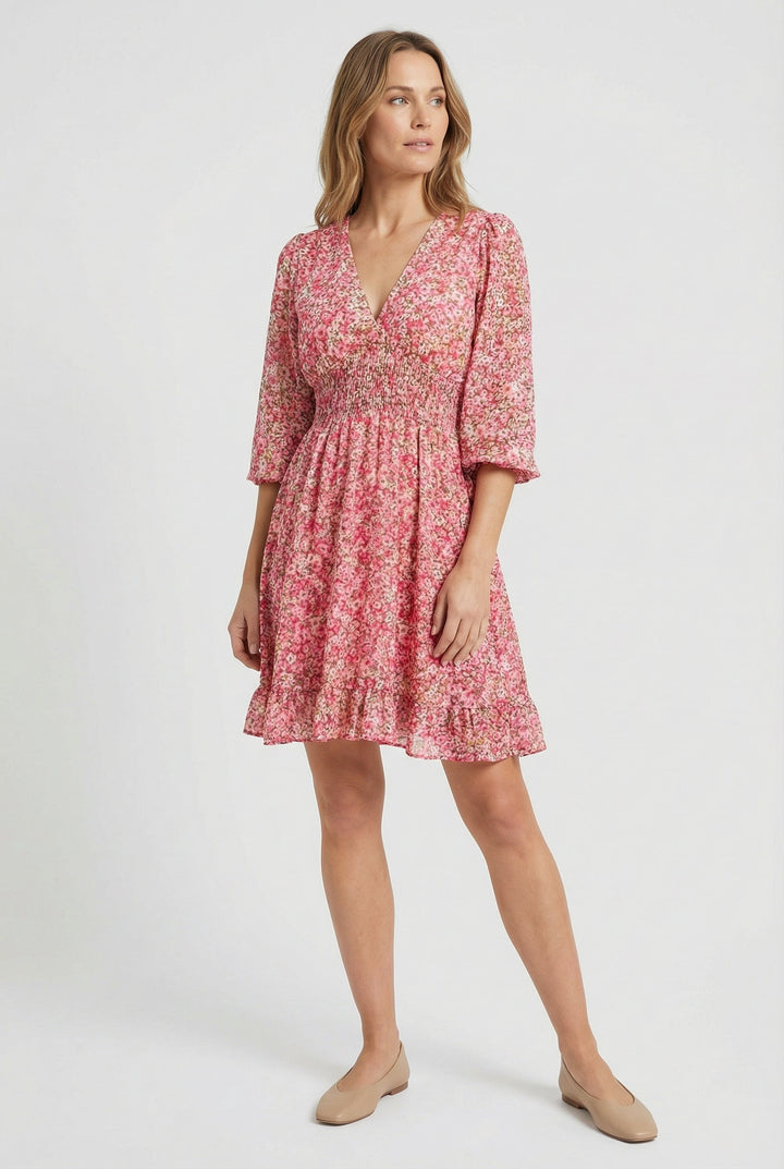 Bronislava | Graceful Flowy Mini Dress