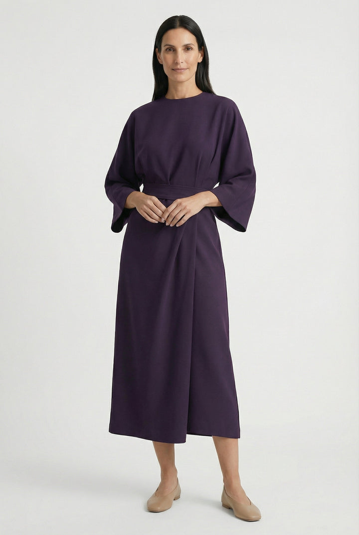 Erika | Flowing Maxi Dress with Belt