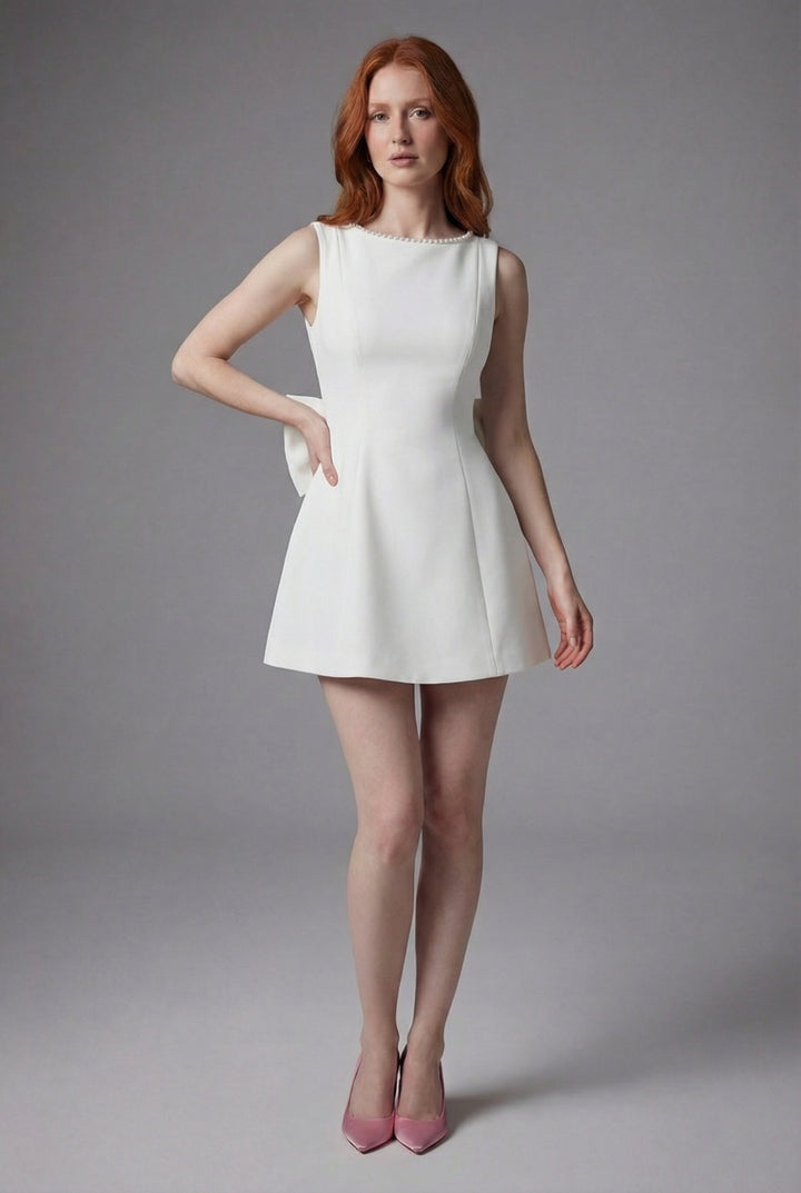Ľudmila | Tailored Mini Cocktail Dress