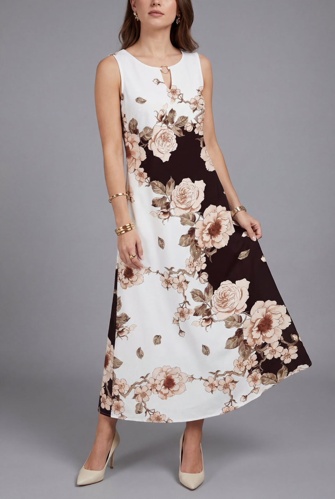 Petronela | Asymmetrical One-Shoulder Maxi Dress