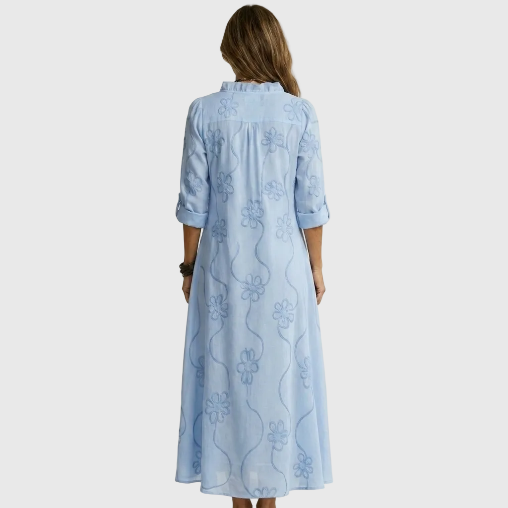 Luciana | Comfortable Midi Shirt Dress