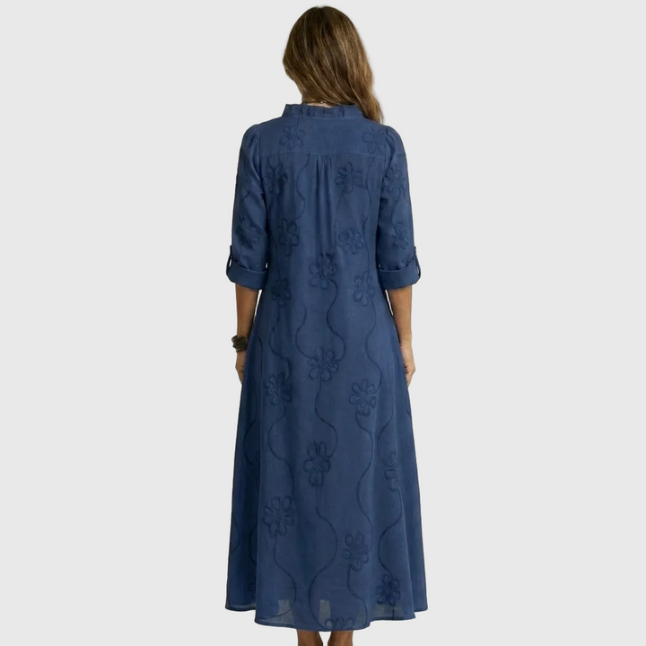 Luciana | Comfortable Midi Shirt Dress