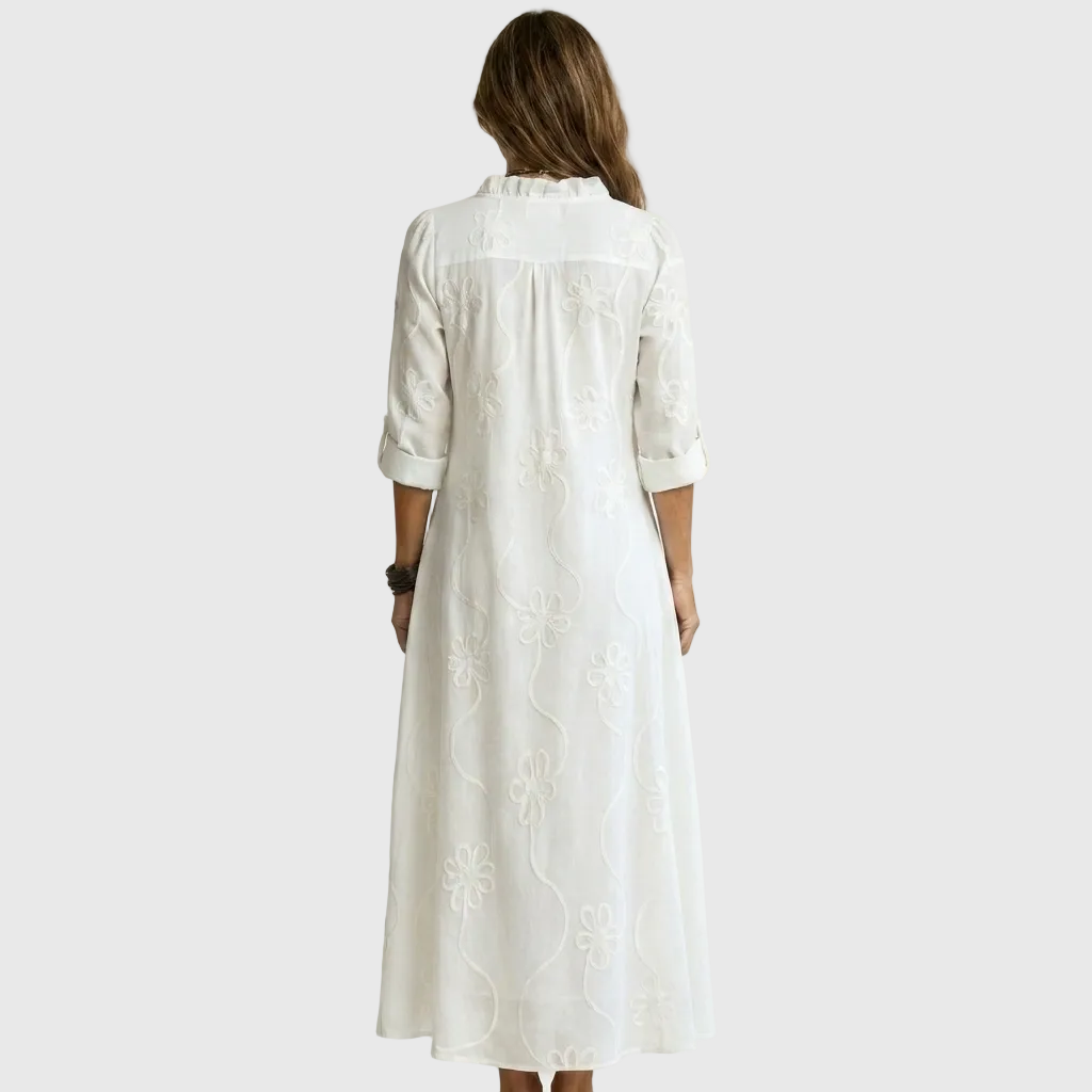 Luciana | Comfortable Midi Shirt Dress