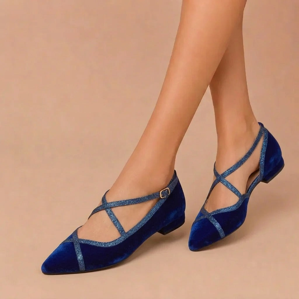Hilde | Stylish Navy Blue Loafers