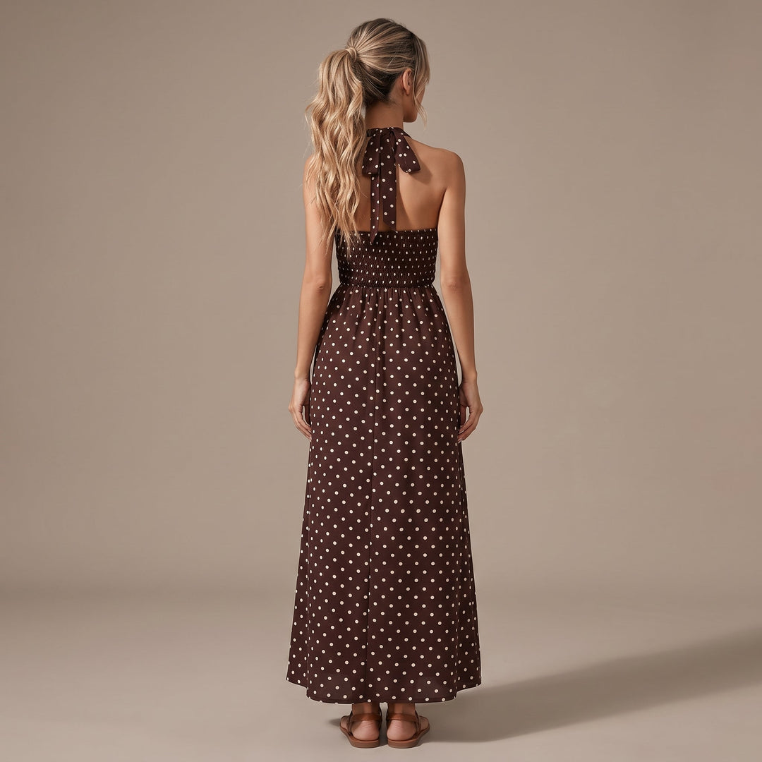 Lola – Long Dress with Halter Neckline