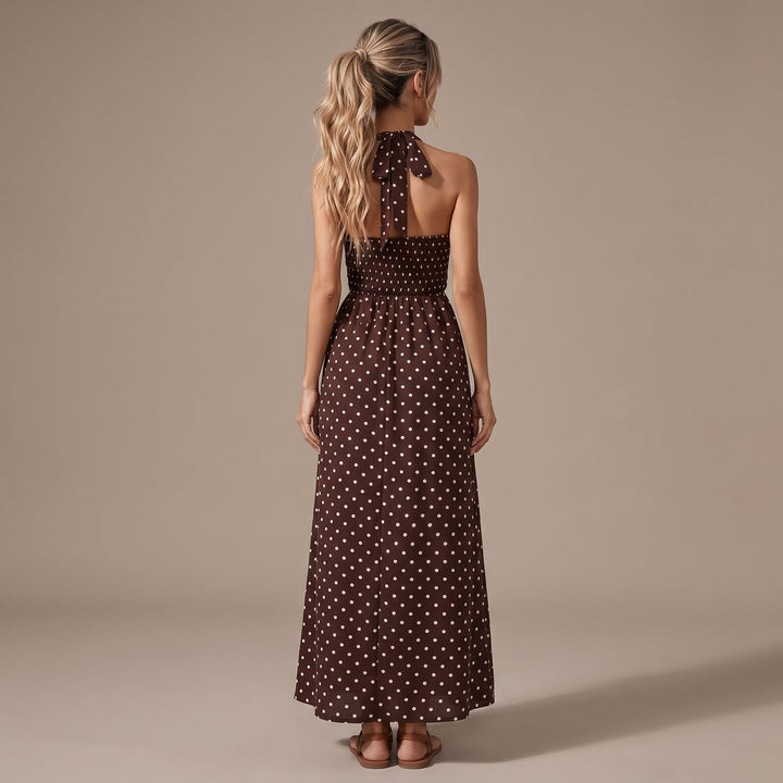 Lola – Long Dress with Halter Neckline