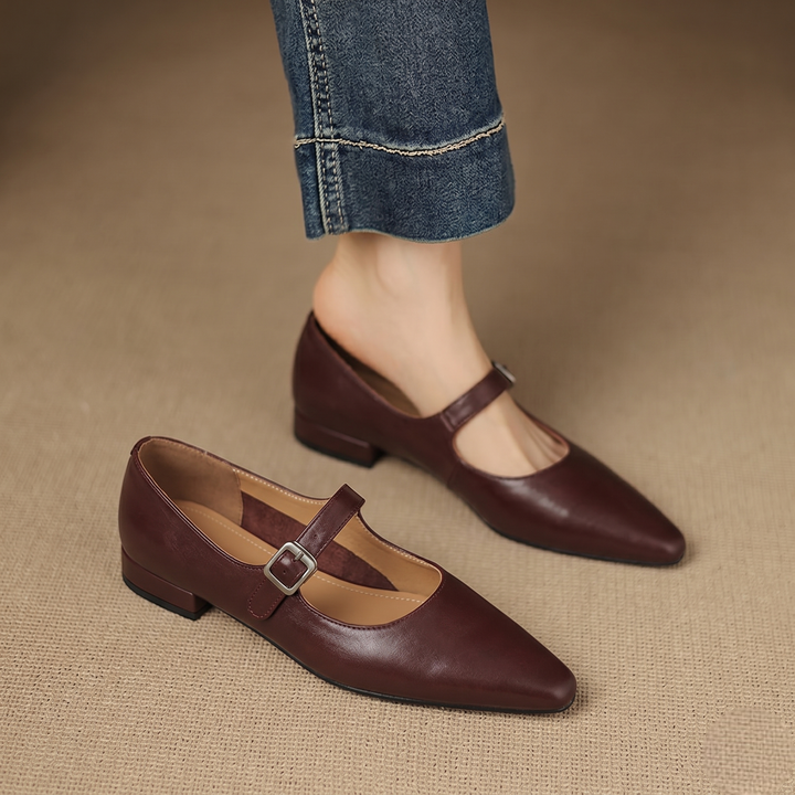 Authentic Leather Heels Orya