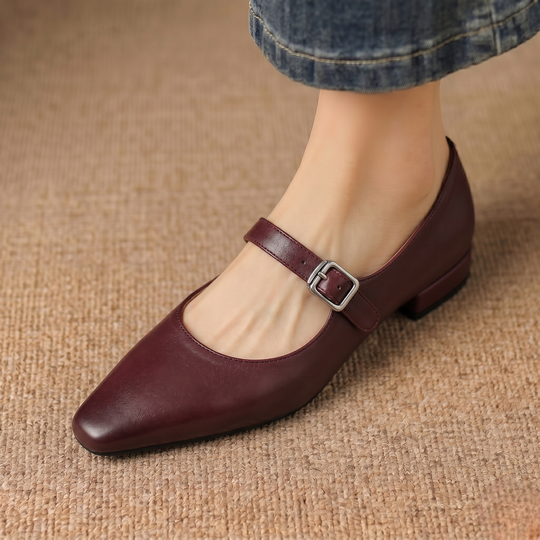 Authentic Leather Heels Orya